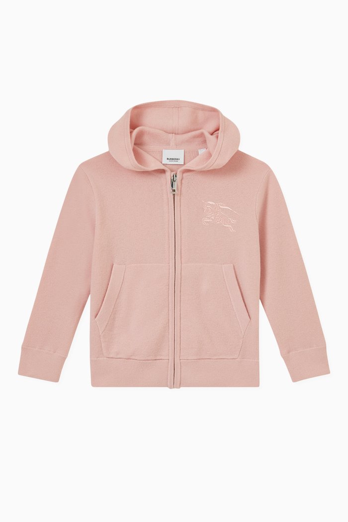 

Logo Hoodie in Cotton, Pink