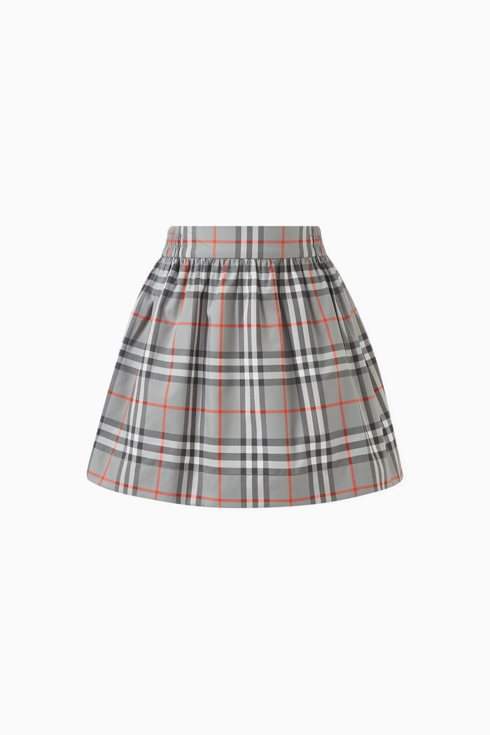 Kelsey Skirt in Cotton, Grey