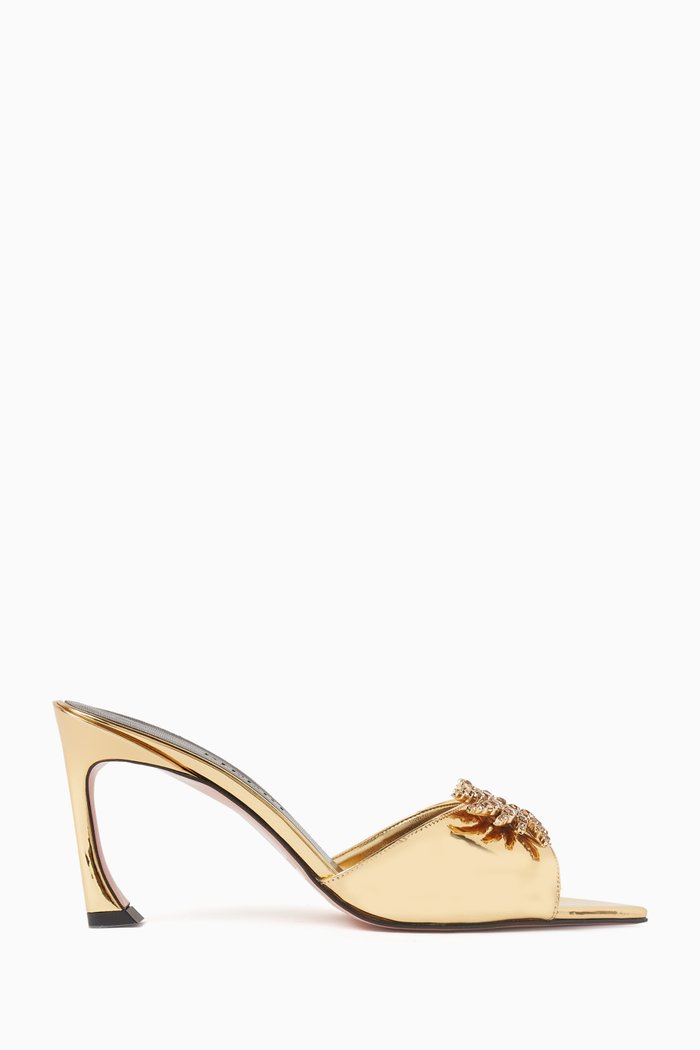 

Lotta 70 Mules in Vegan Leather, Gold