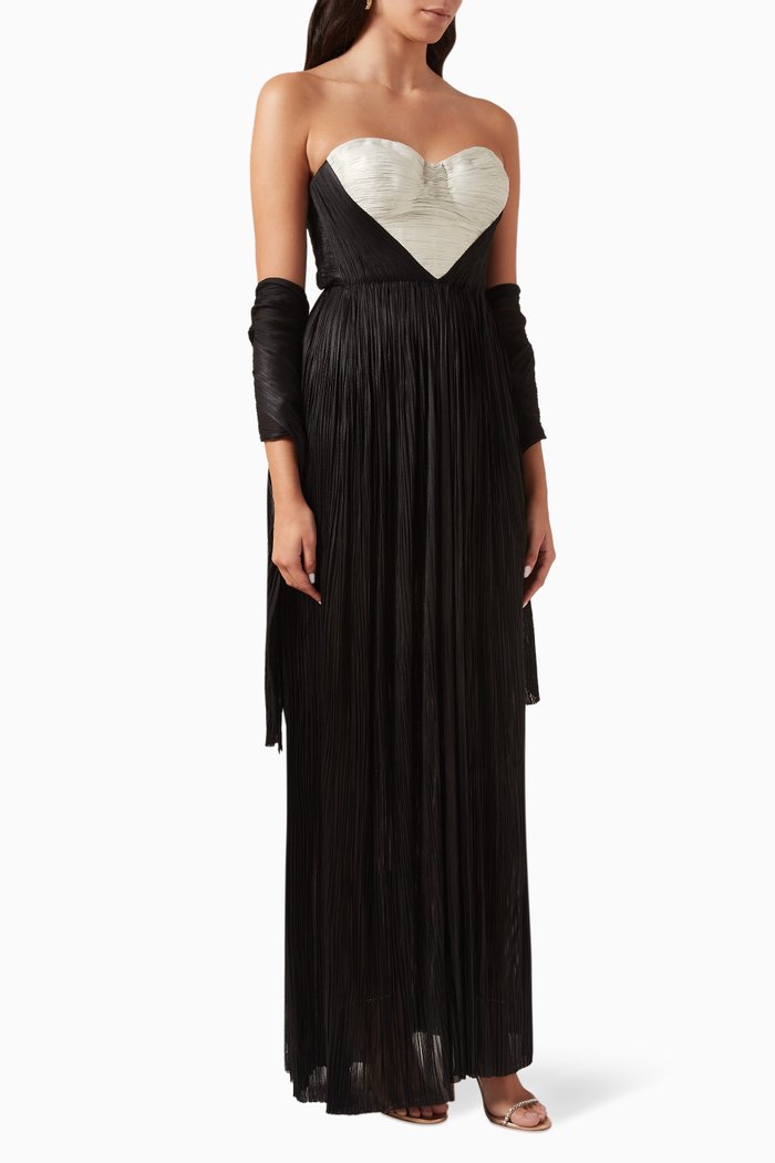 

Xandra Maxi Dress in Silk, Multicolour