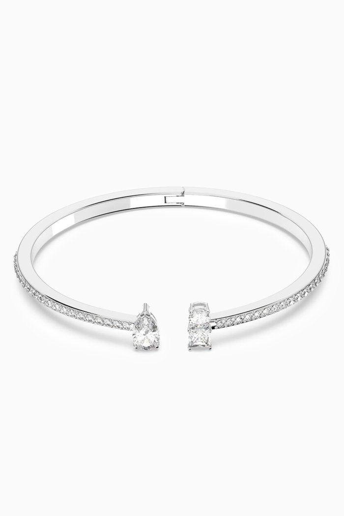 

Attract Cuff Bracelet in Rhodium-plated Metal, Silver