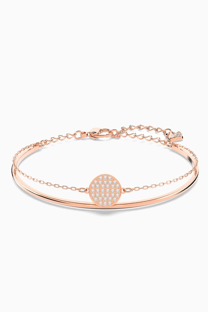

Ginger Bangle Bracelet in Rose Gold-plated Metal