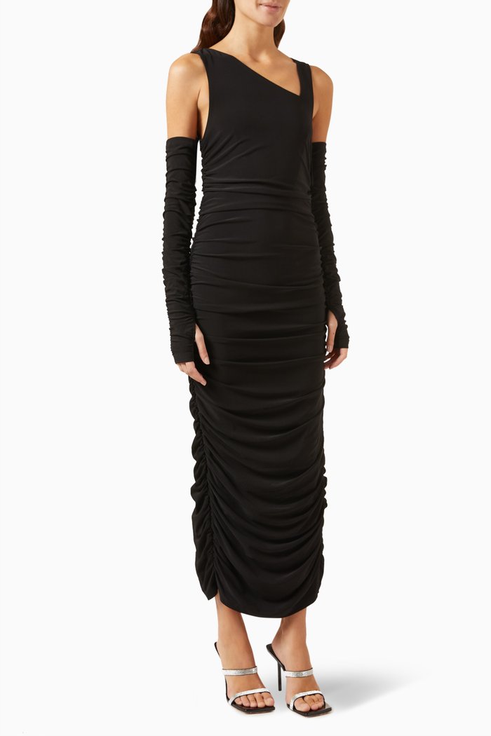 

Defy Midi Dress, Black
