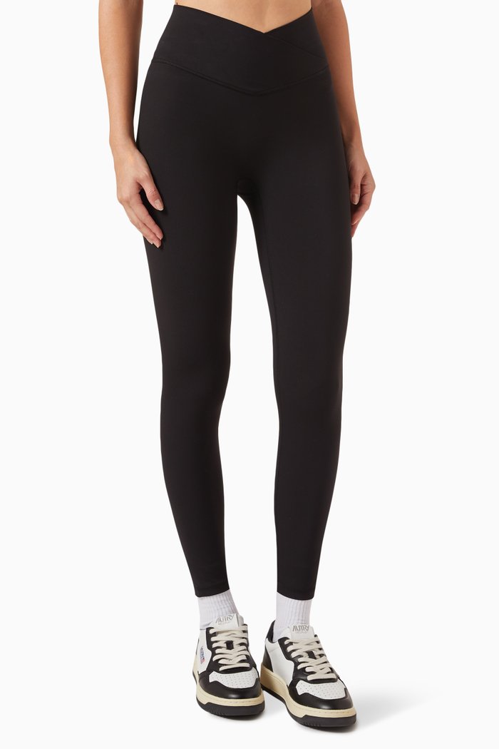 

Ultimate Wrap Over Leggings in Stretch-nylon, Black