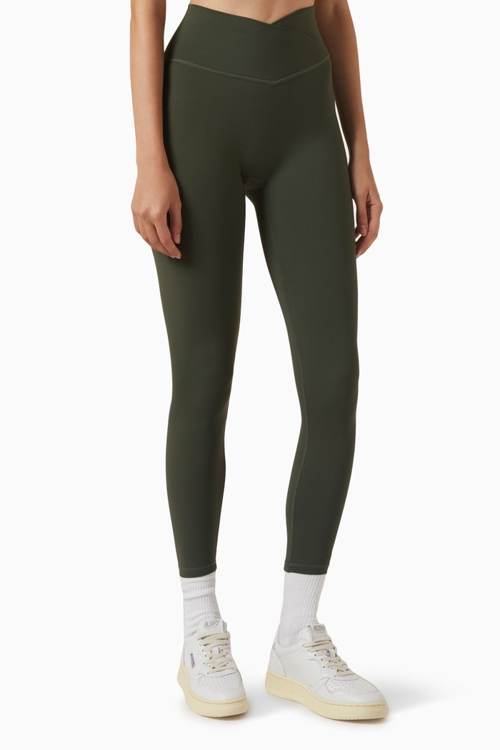 

Ultimate Wrap Over Leggings in Stretch-nylon, Green