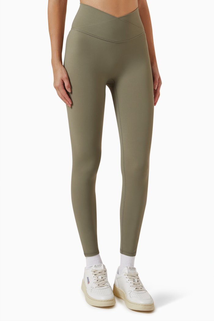 

Ultimate Wrap Over Leggings in Stretch-nylon, Green