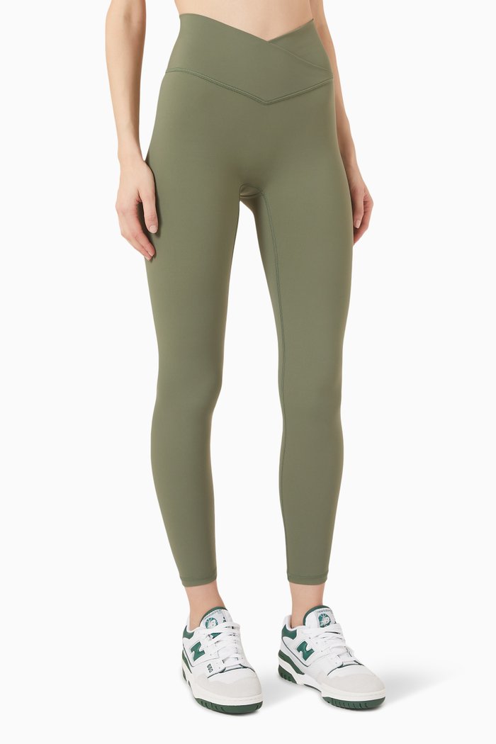 

Ultimate Wrap Over Leggings in Stretch-nylon, Green