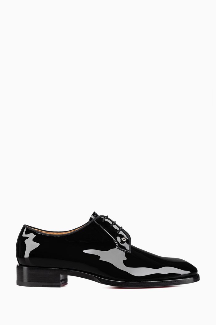 

Chambeliss Lace-up Shoes in Patent Leather, Black