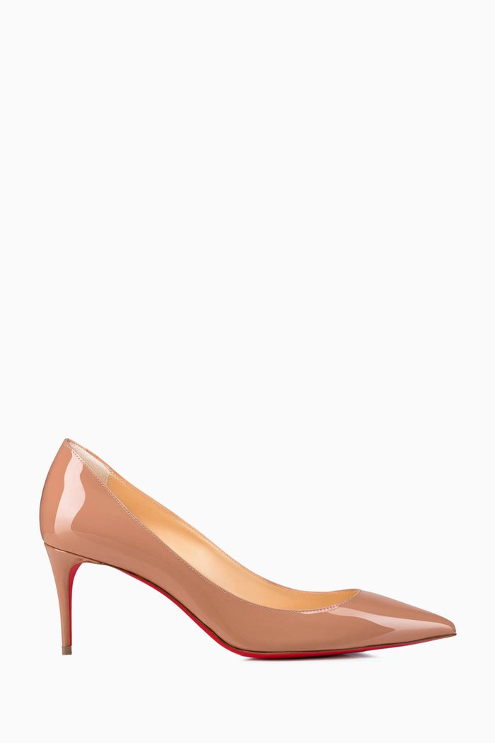 Kate 70 Pumps in Patent Leather, Neutral