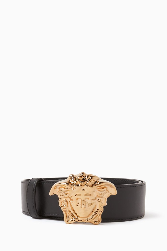 

La Medusa Belt in Leather, Black