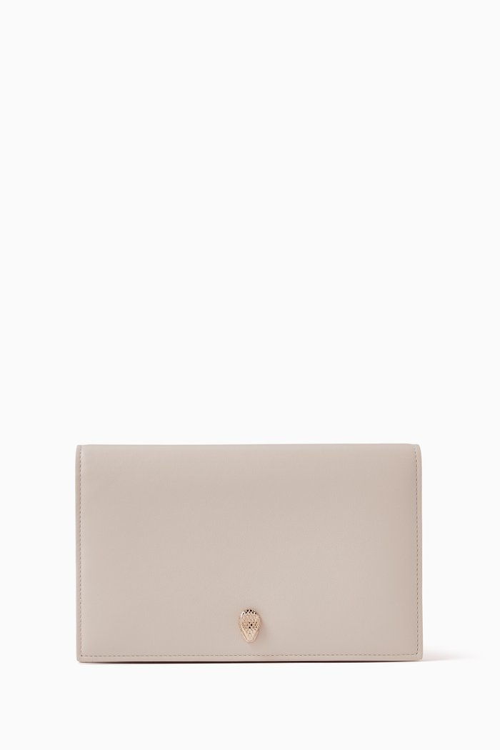 

Serpenti Forever Bifold Wallet in Leather, Neutral