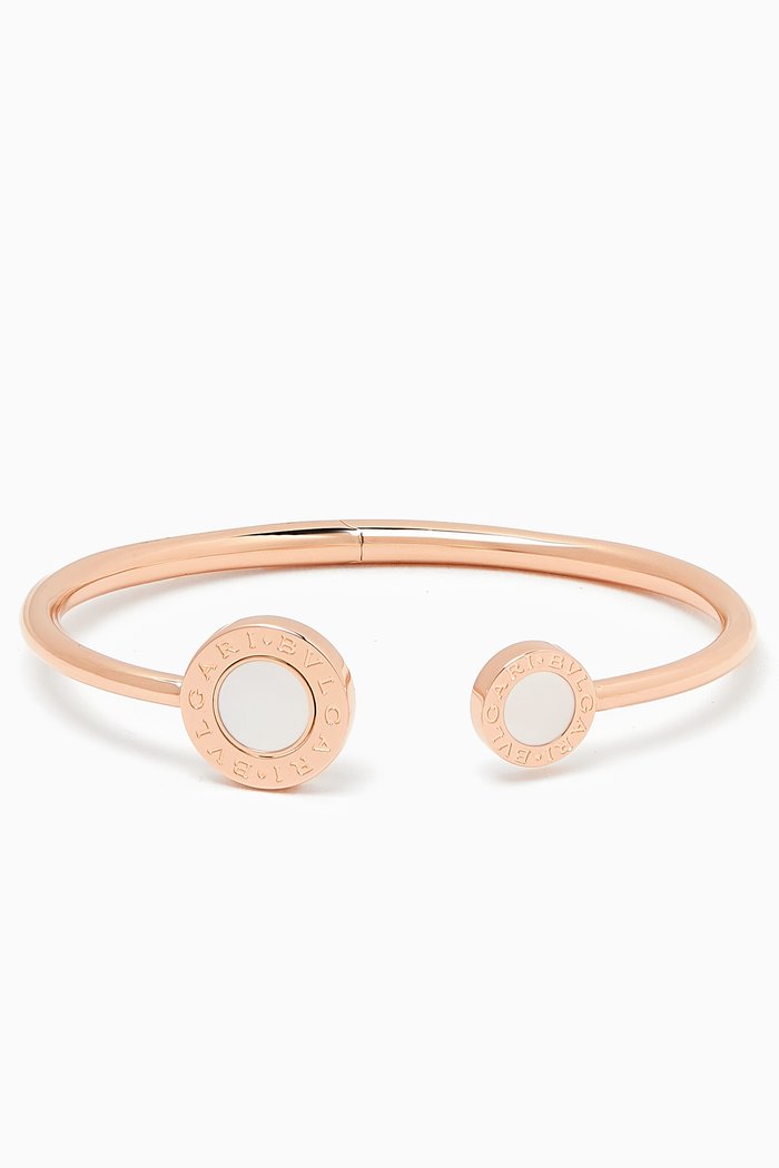 

BVLGARI BVLGARI Mother of Pearl Bracelet in 18kt Rose Gold