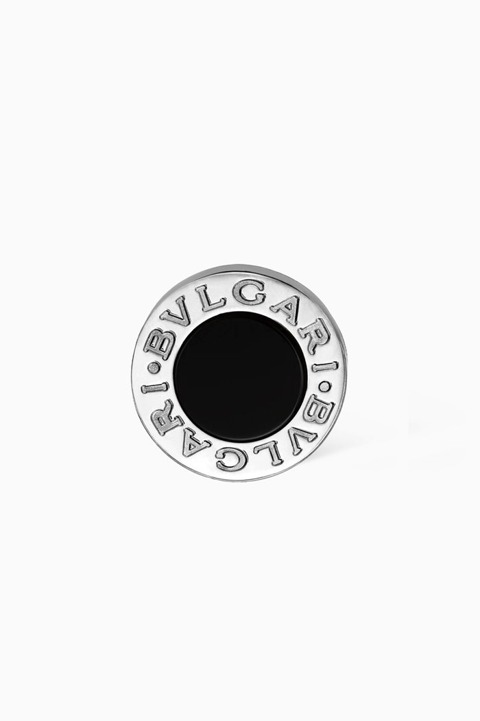 

BVLGARI BVLGARI Onyx Single Earring in 18kt White Gold, Silver