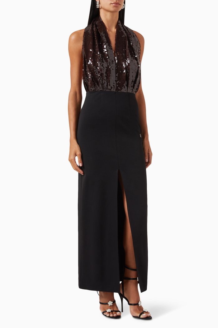 

Vesper Dress in Sequin, Multicolour