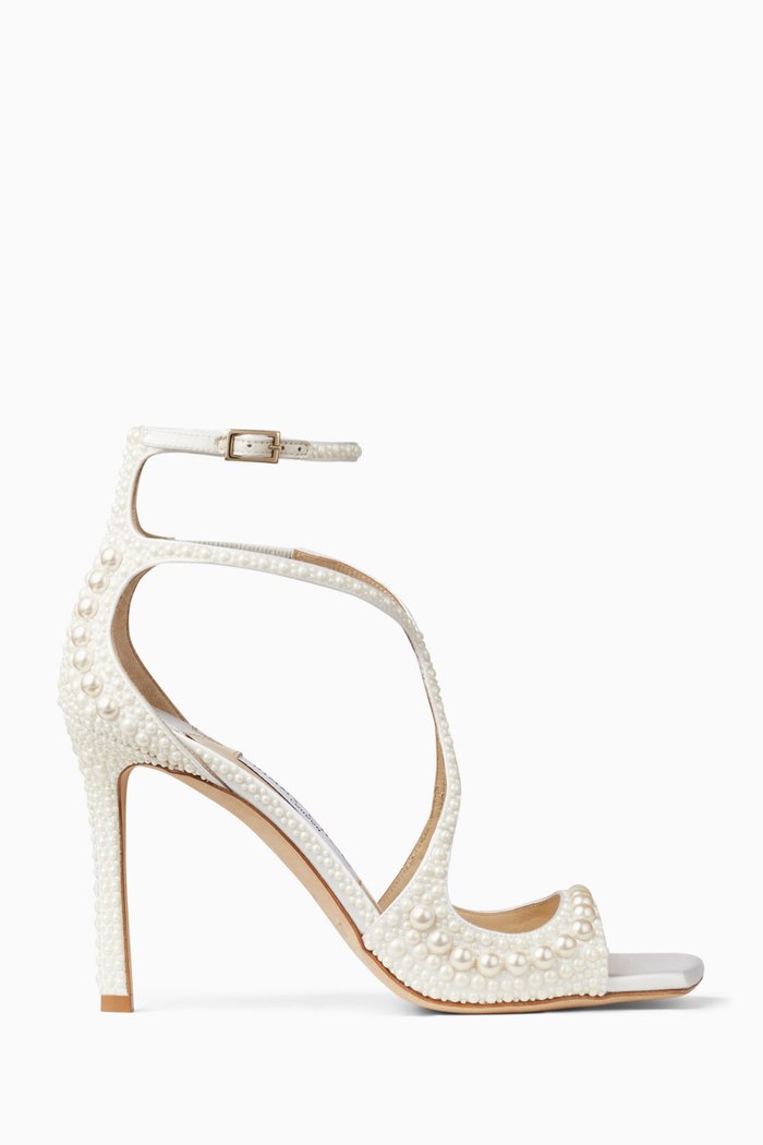

Azia 95 Sandals in Satin, White