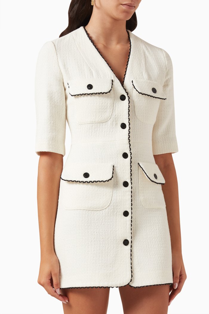 

Ritosia Mini Dress in Cotton-blend, Neutral