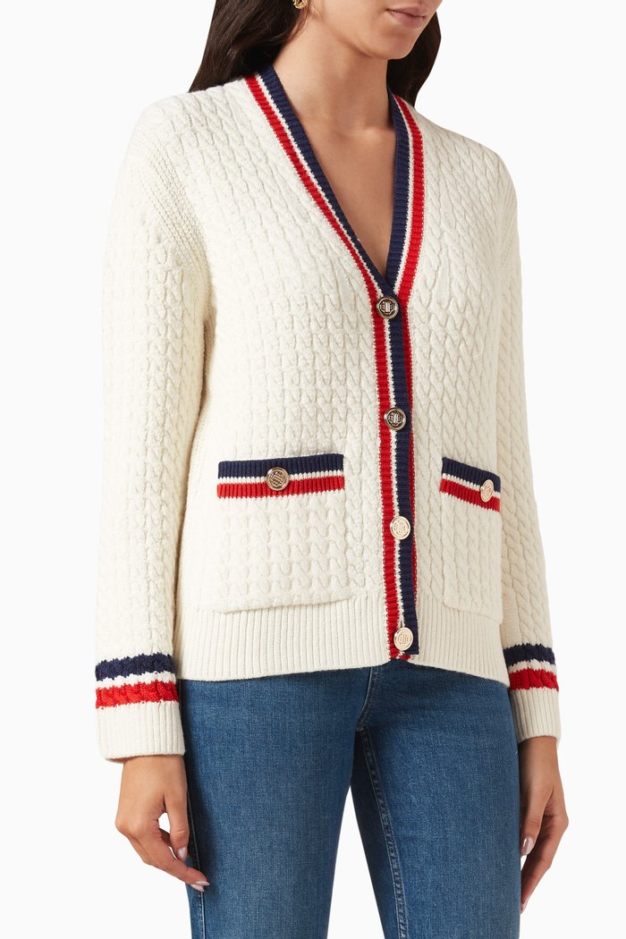 

Medhi Cardigan in Wool-blend, Neutral