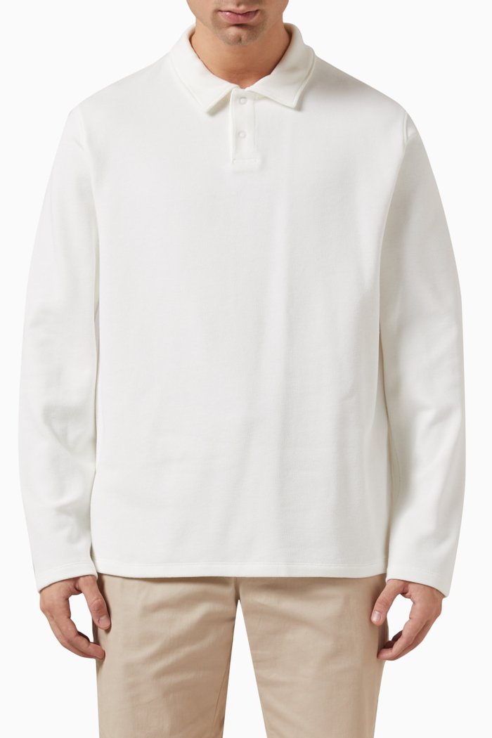 

Polo Shirt in Pique-knit, Neutral