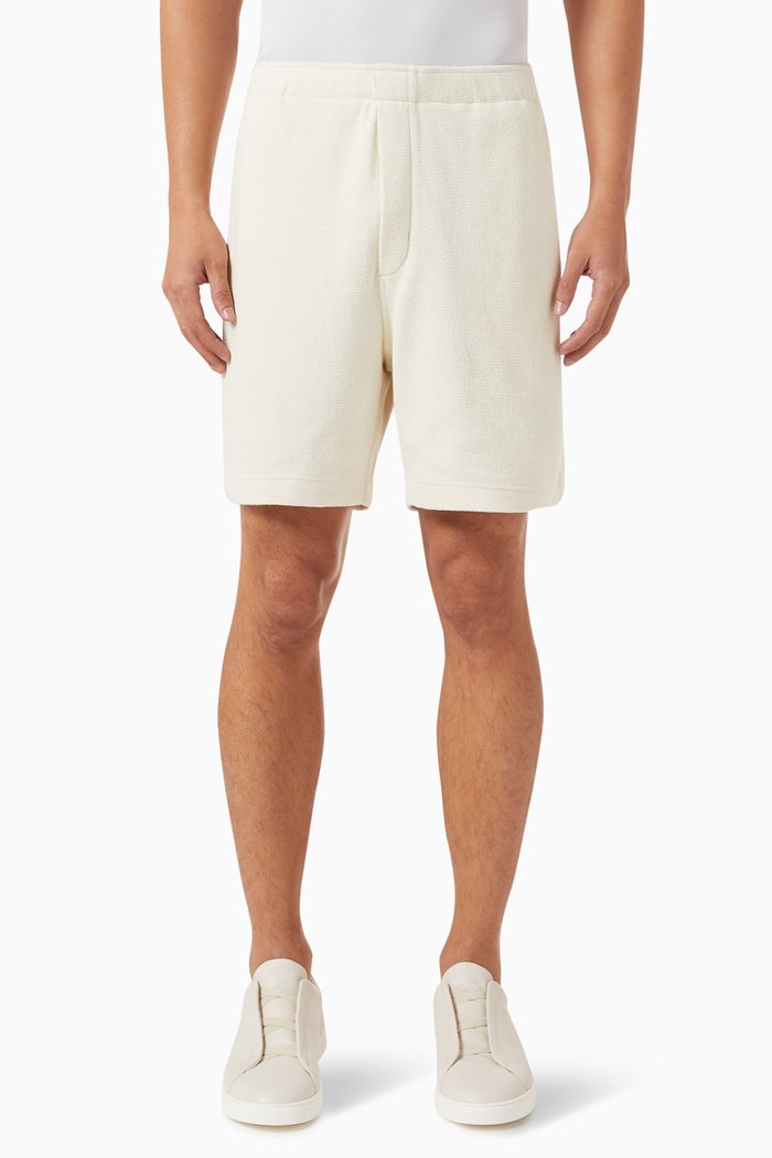 

Pull-on Shorts in Bouclé, Neutral