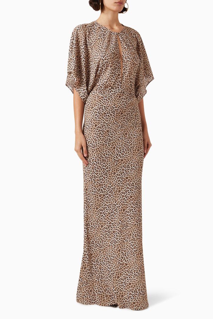 

Obie Gown in Georgette, Multicolour