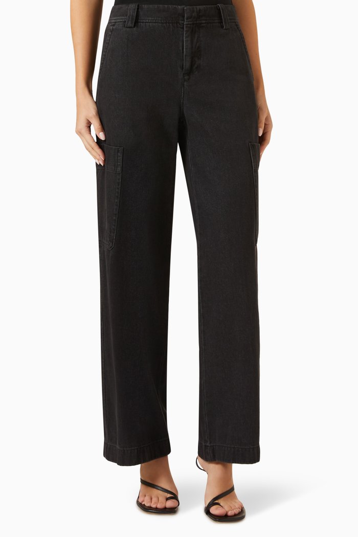 

Utility Pants in Denim, Black