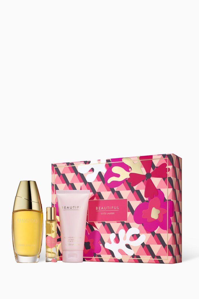 

Beautiful Eau de Parfum 3 Piece Gift Set, Colourless