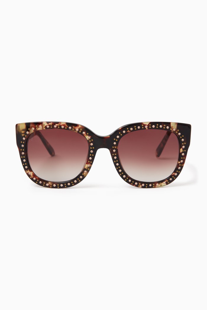 

Shine Oversized Sunglasses in Acetate, Multicolour