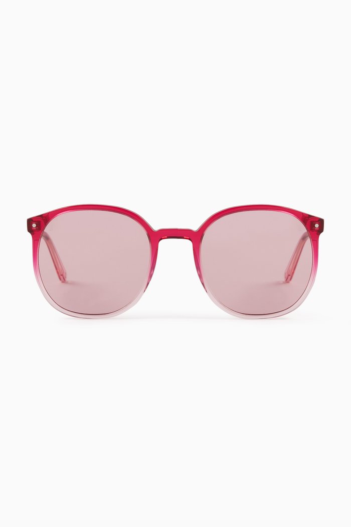 

Flawless Oversized Sunglasses in Acetate, Pink