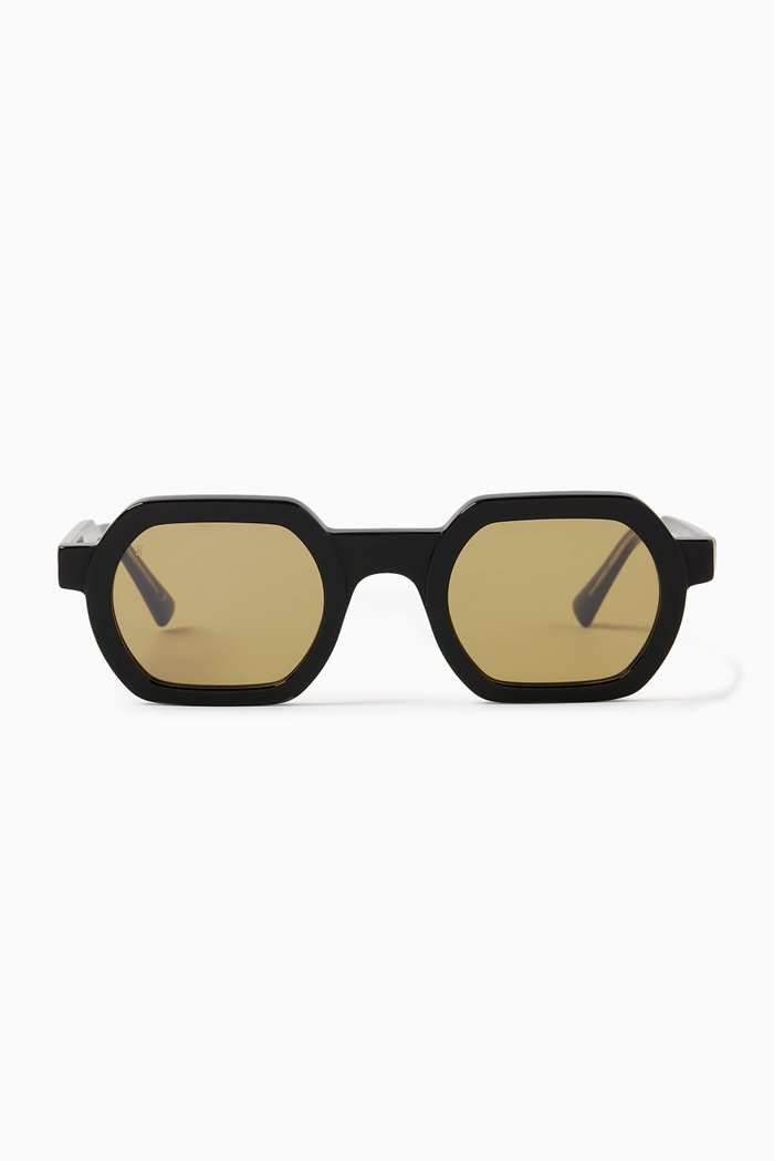 

The Darren Sunglasses in Acetate, Black
