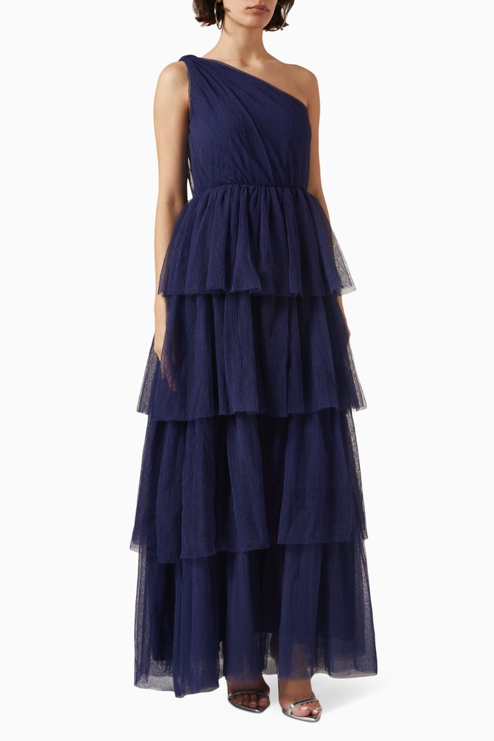 

Yasjula Tiered Maxi Dress, Blue