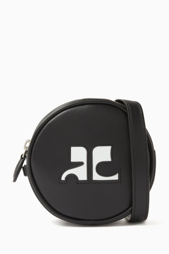 

Reedition Small Circle Bag in Leather, Black