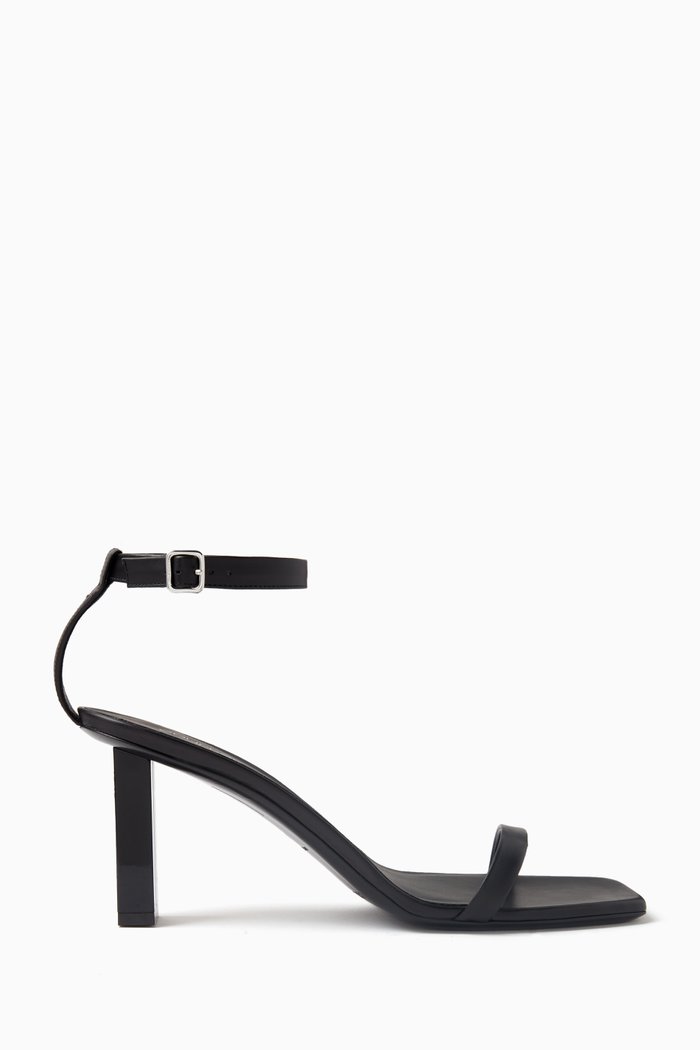 

AC Charm Sandals in Leather, Black