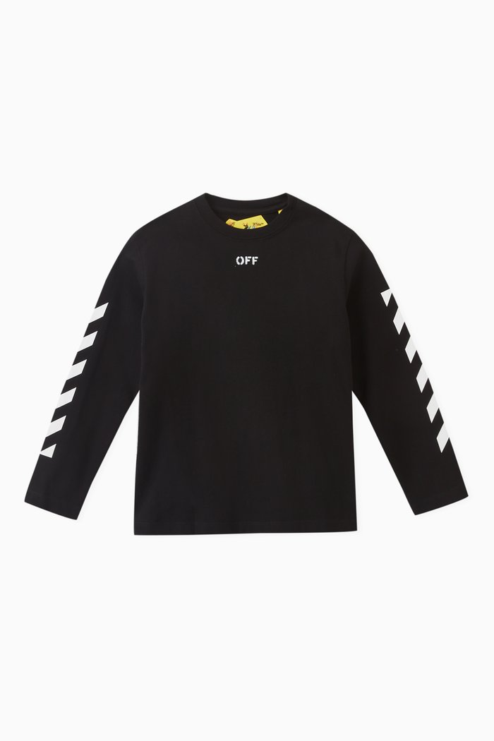 

Logo-print T-shirt in Cotton, Black