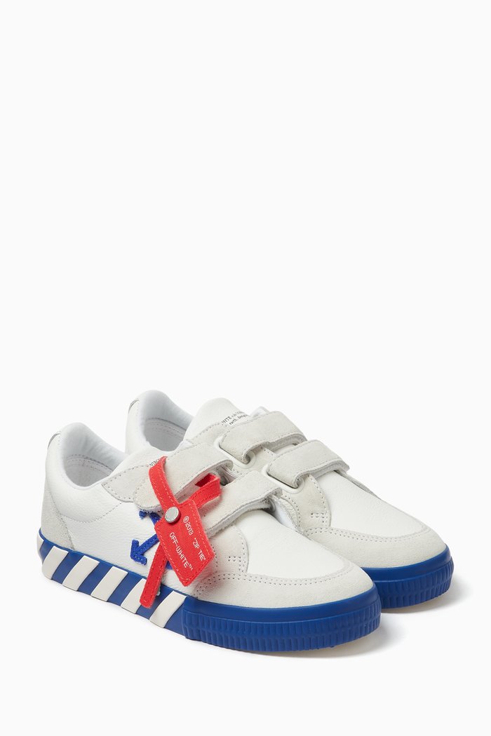 

Vulcanized Low-top Sneakers in Leather, White