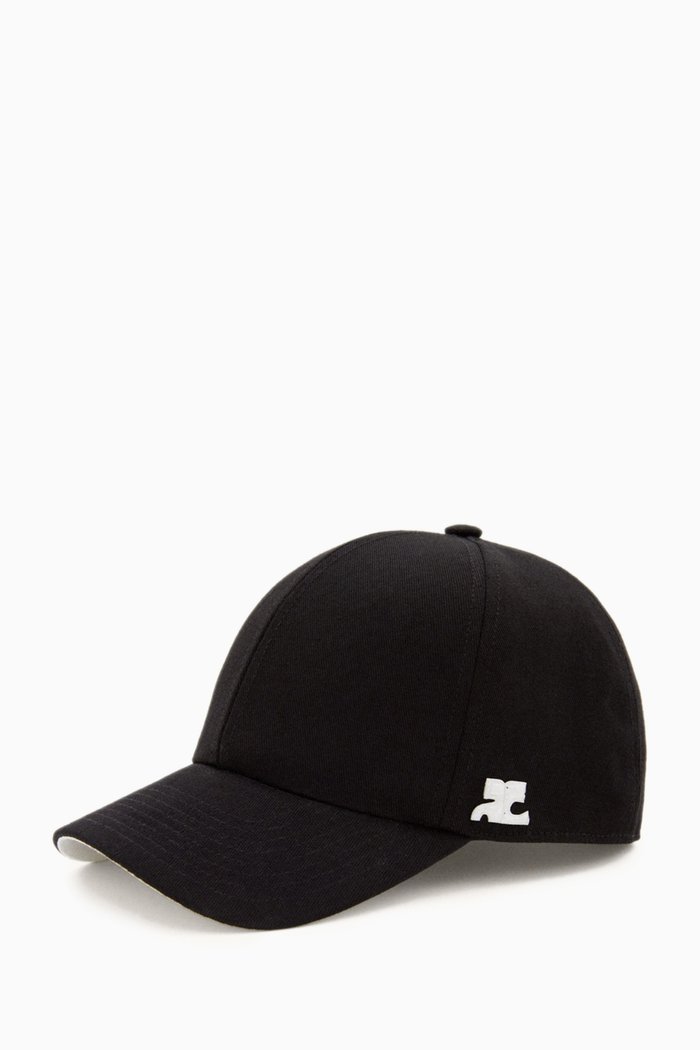 

Logo Baseball Cap in Cotton-canvas, Black