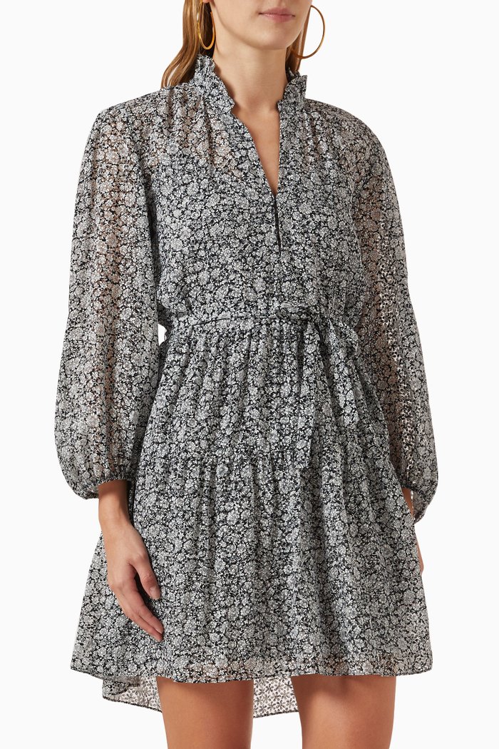

Rilanaise Mini Dress in Viscose, Black