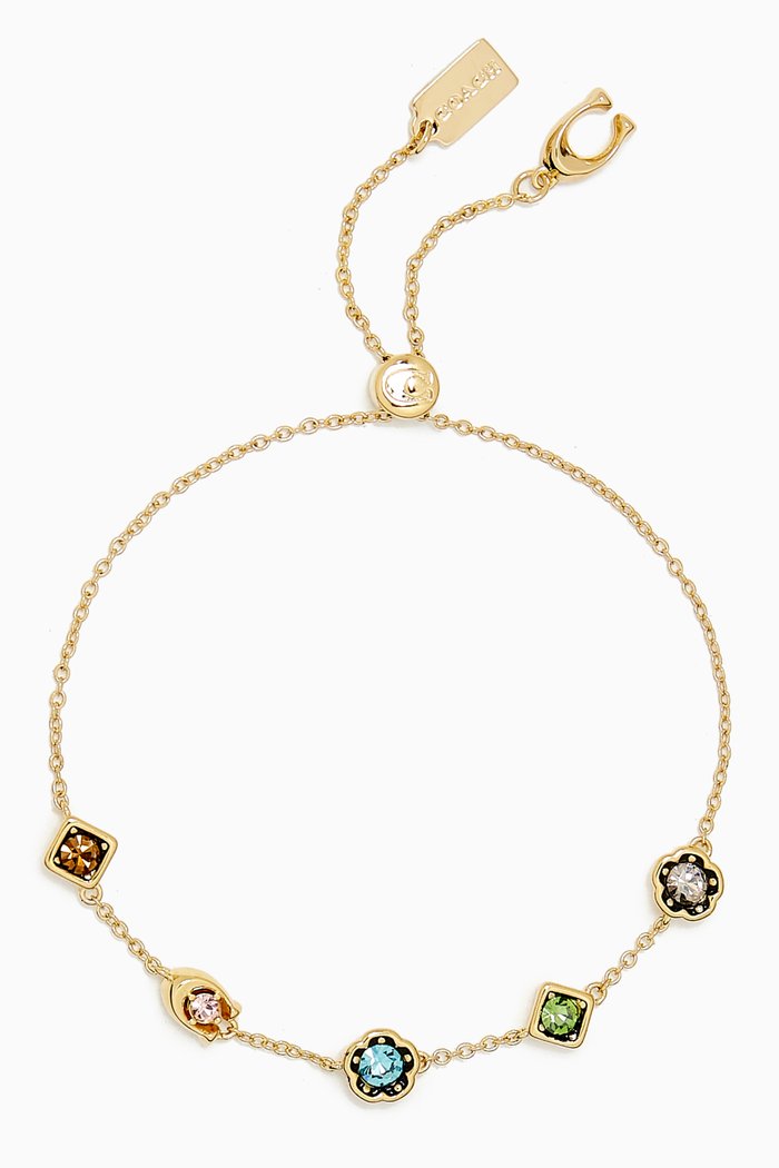 

Crystal Slider Bracelet, Multicolour