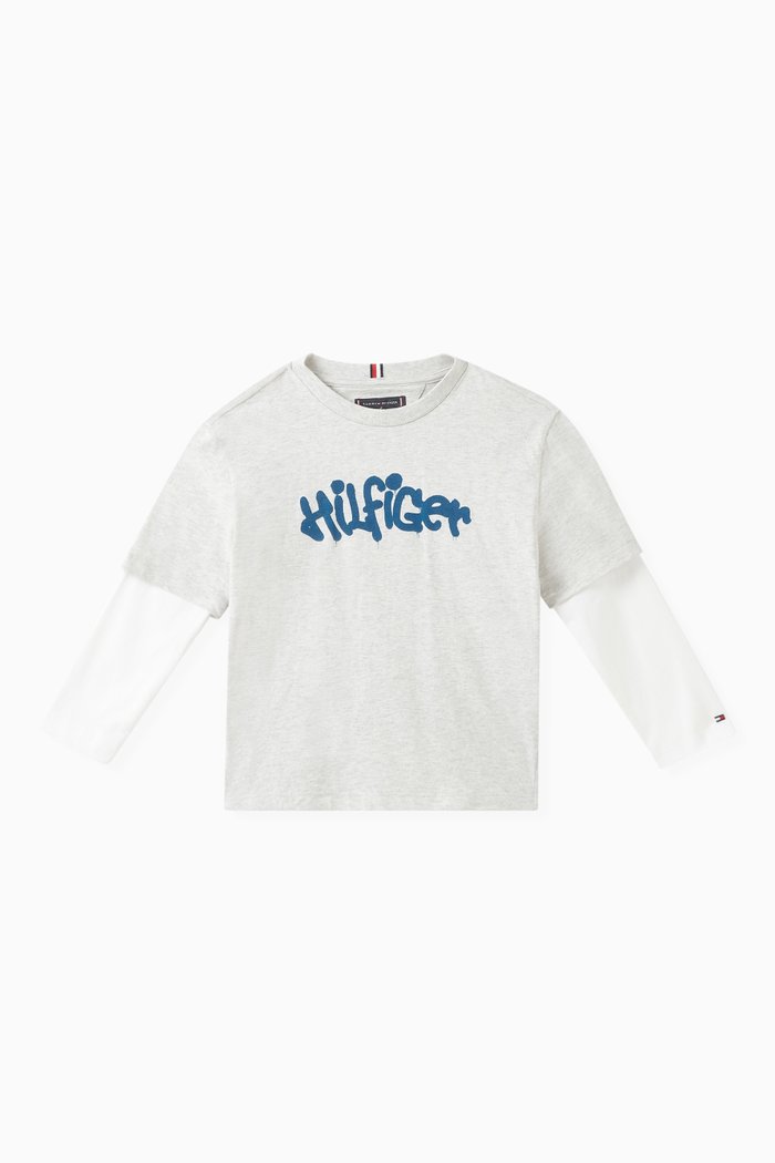 

Graffiti Logo Archive T-shirt in Cotton-jersey, Grey