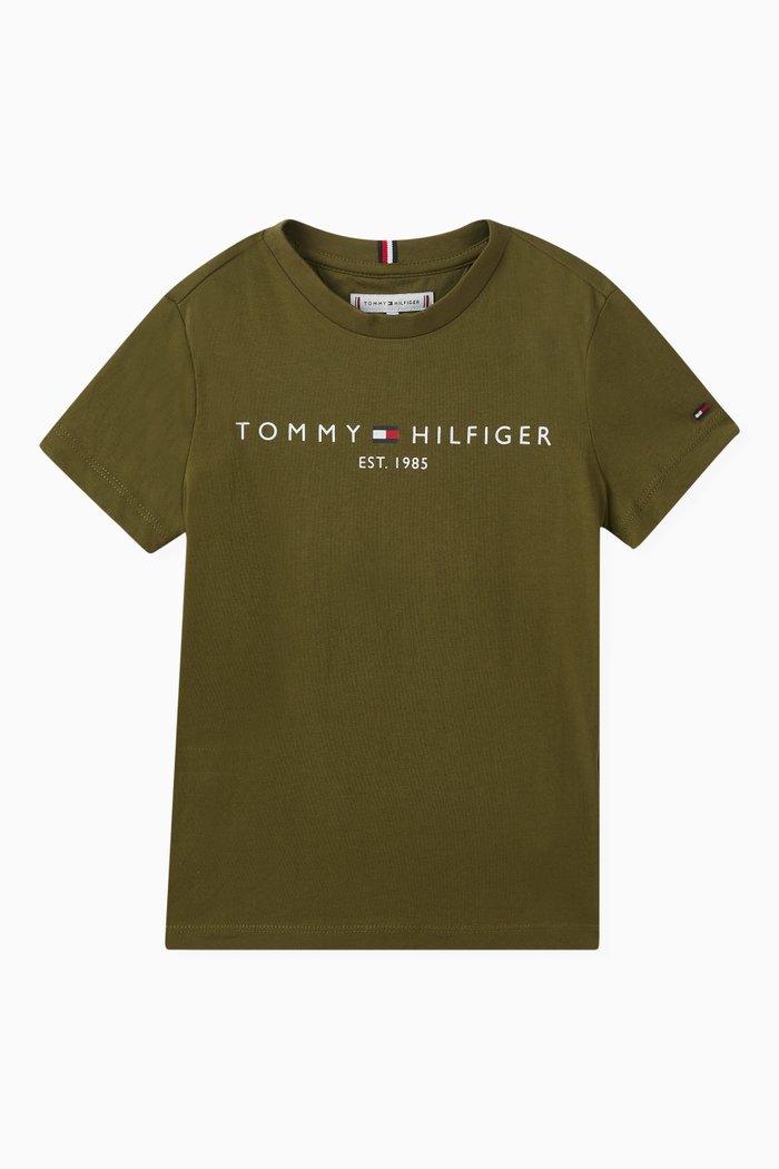 

TH Essential T-shirt in Cotton, Green