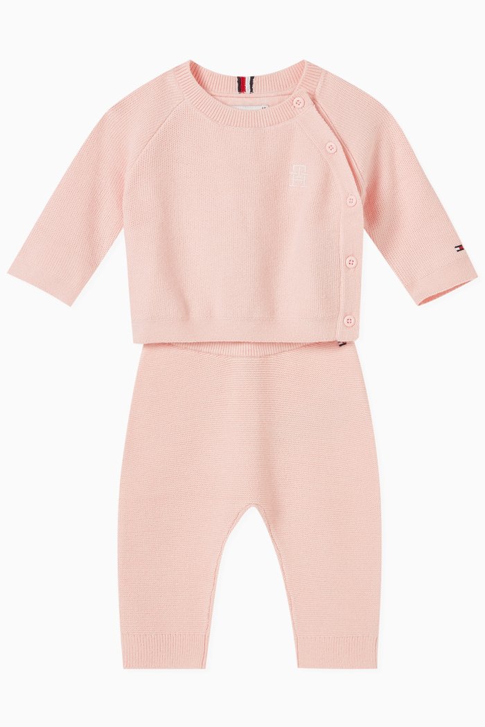 

Monogram Sweater & Joggers Gift Set, Pink