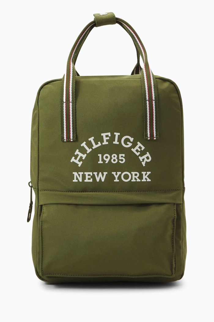 

Monotype Backpack in Recycled Nylon, Green