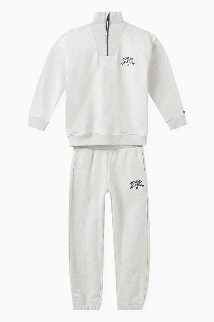 

Logo Archive Sweatshirt & Joggers Set in Cotton-fleece, Grey