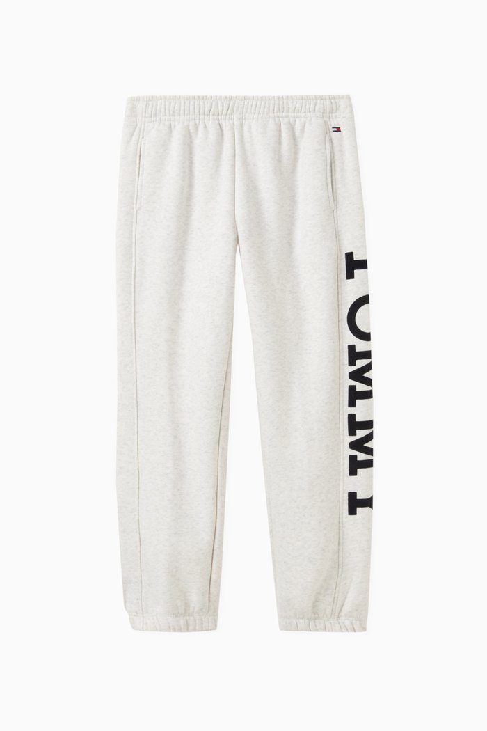 Varsity Logo Sweatpants in Cotton-fleece, Grey