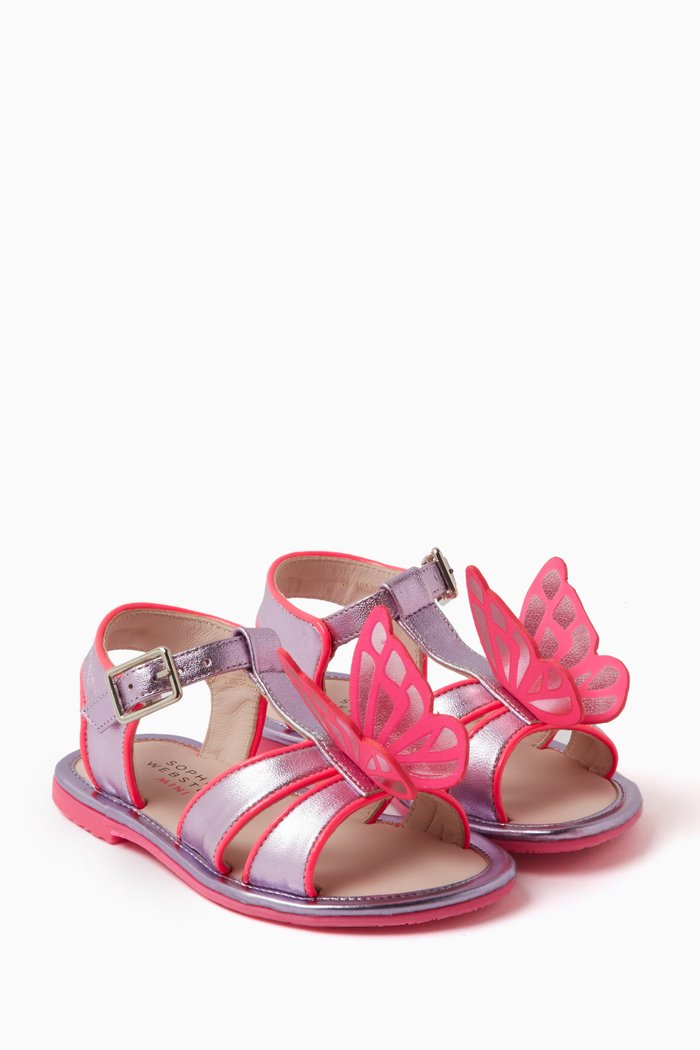 

Celeste Sandals in Leather, Pink