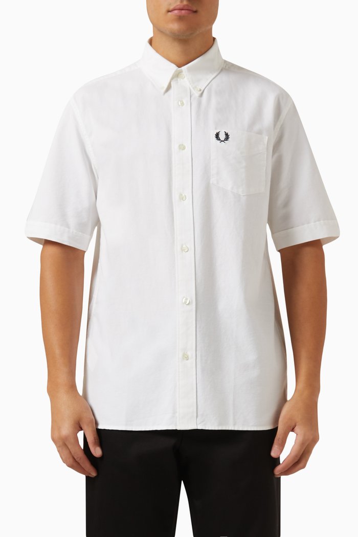 

Oxford Shirt in Cotton, White