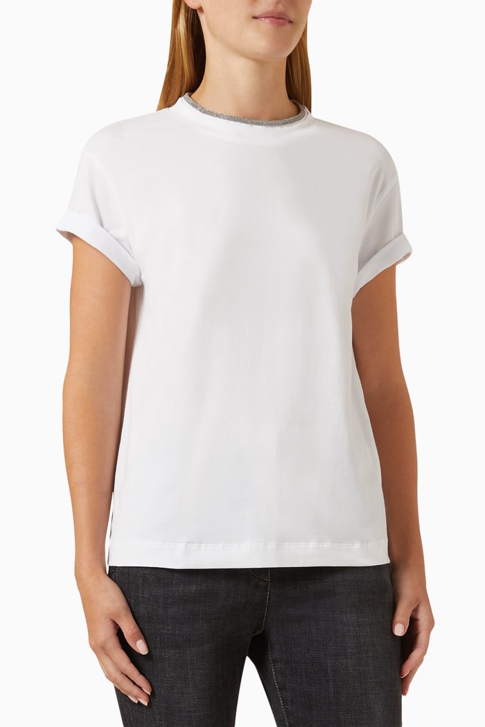 

Monili T-shirt in Cotton-jersey, Grey