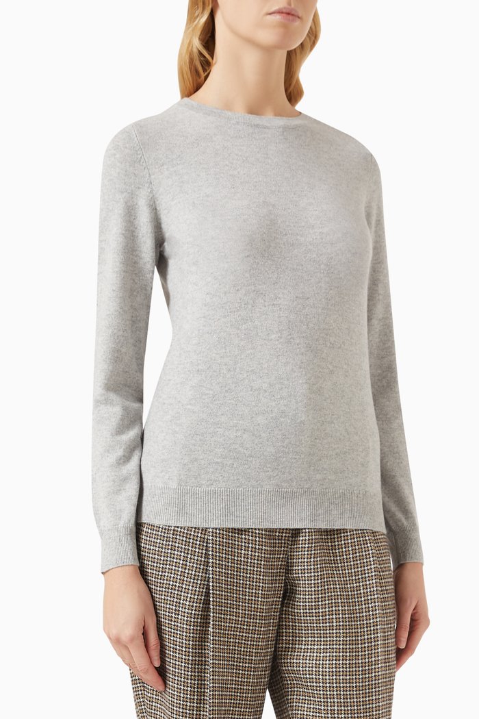 

Relaxed Sweater in Cashmere, Grey