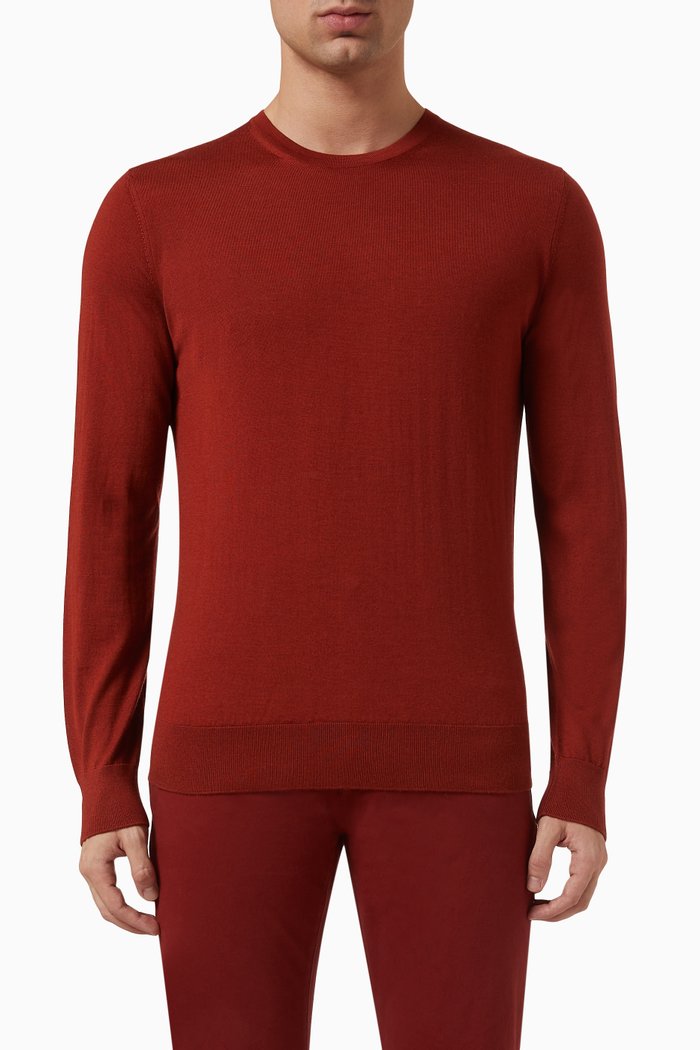 

Casheta Sweater in Silk-cashmere, Red