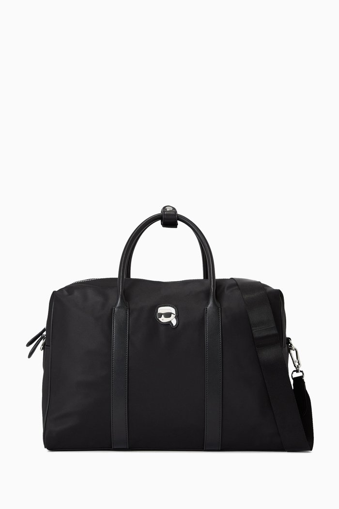 

K/Ikonik Weekender Bag in Nylon, Black