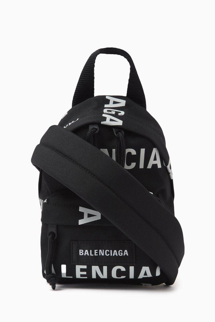 

Mini Explorer Backpack in Recycled Nylon, Black